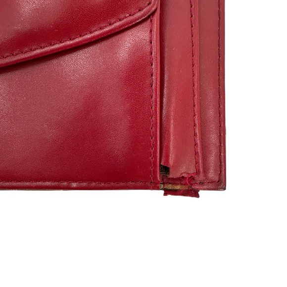Vintage Christian Dior Brown Tri-Fold Saddle Wallet - Picture 12 of 15